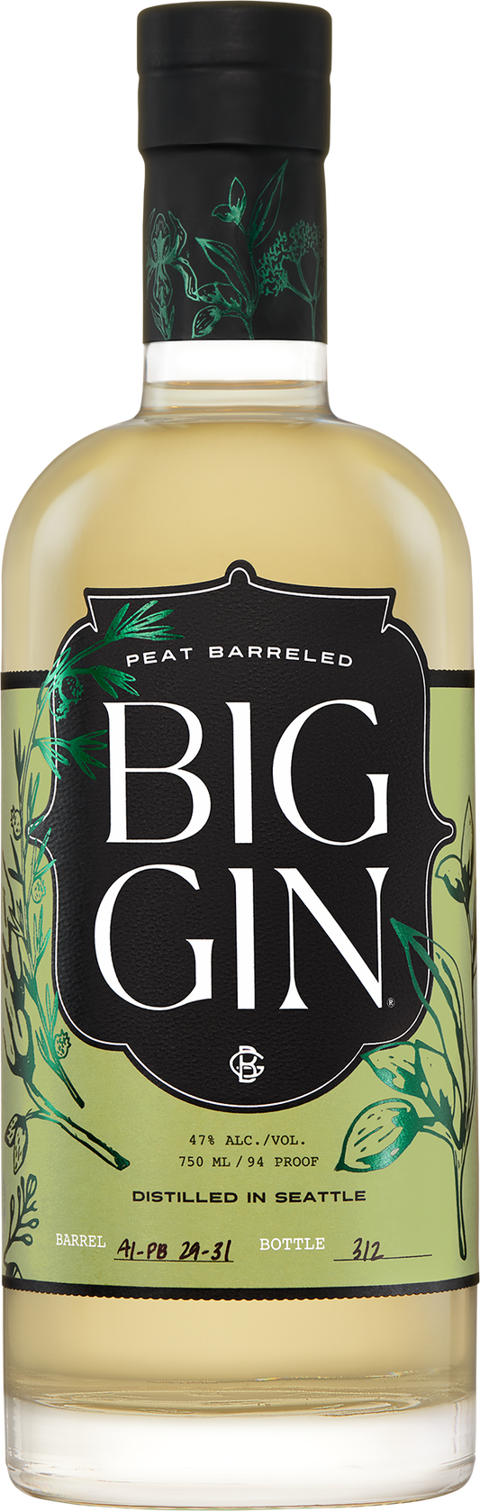 Peat Barreled Big Gin